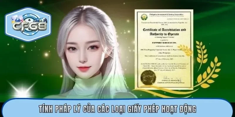 Tính pháp lý của các loại giấy phép hoạt động